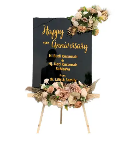 Papan Bunga Akrilik Segong